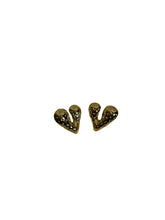 Dotted Heart Studs